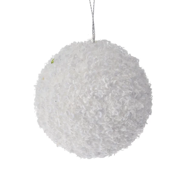 ΛΕΥΚΗ GLITTER FOAM ΜΠΑΛΑ 6 ΕΚ 