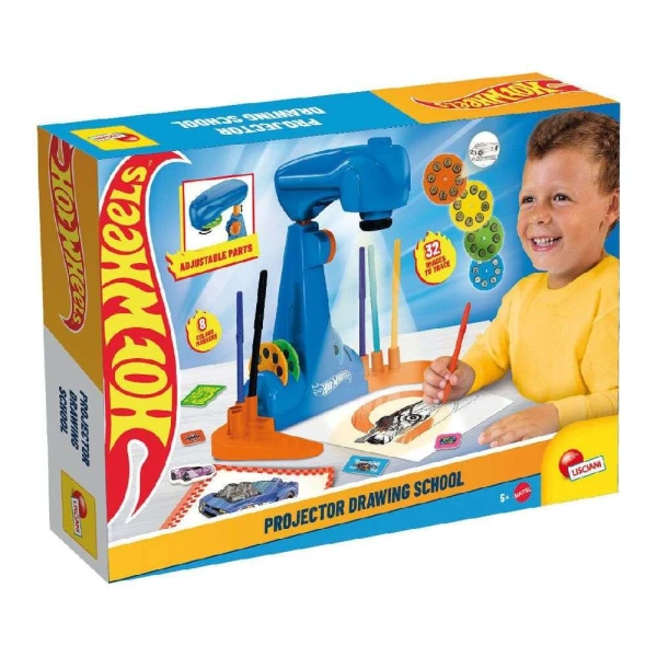 LISCIANI DRAWING SCHOOL HOT WHEELS WITH PROJECTOR