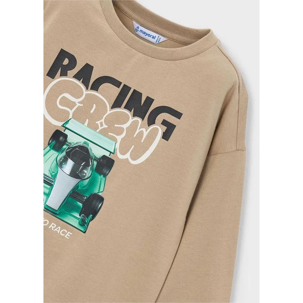 MAYORAL T-SHIRT ΜΑΚΡΥΜΑΝΙΚΟ RACING ΜΠΕΖ