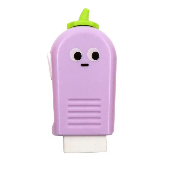 THE LITTLIES ERASER WITH BUTTON - 3 DESIGNS