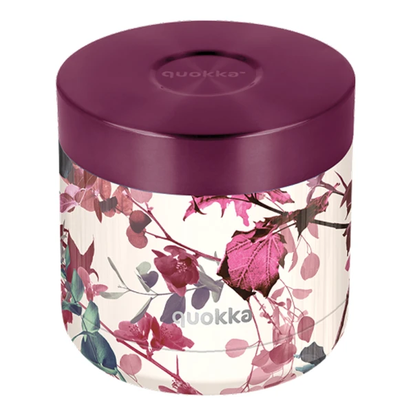 QUOKKA STAINLESS STEEL ΔΟΧΕΙΟ ΦΑΓΗΤΟΥ 600ml WHIM - TREE BRANCHES