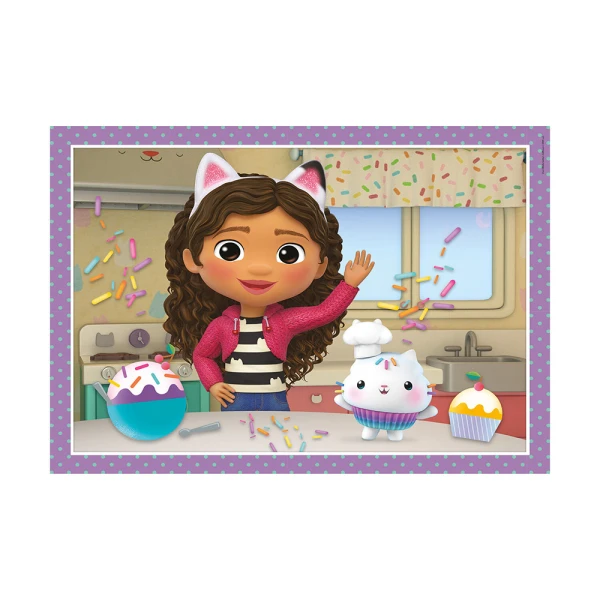 CLEMENTONI KIDS PUZZLE SUPER COLOR 4 IN 1 GABBY DOLLHOUSE PIXAR 12-16-20-24 PCS