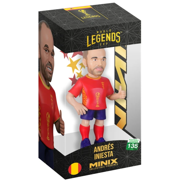 MINIX LEGENDS WORLD CUP ΙΣΠΑΝΙΑ ΦΙΓΟΥΡΑ 12 cm ANDRES INIESTA