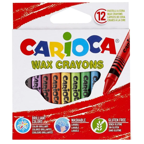 CARIOCA ΚΡΑΙΓΙΟΝ ΚΕΡΙΝΟ 12 ΧΡΩΜΑΤΑ