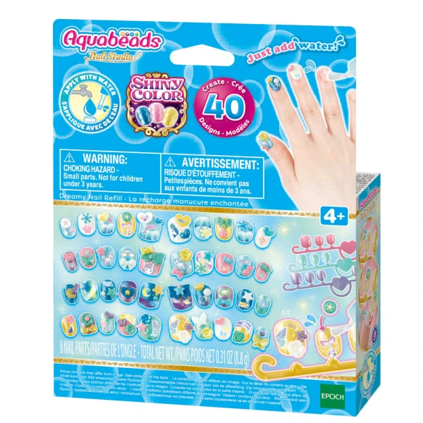AQUABEADS STARS AND UNICORNS NAIL REFILL