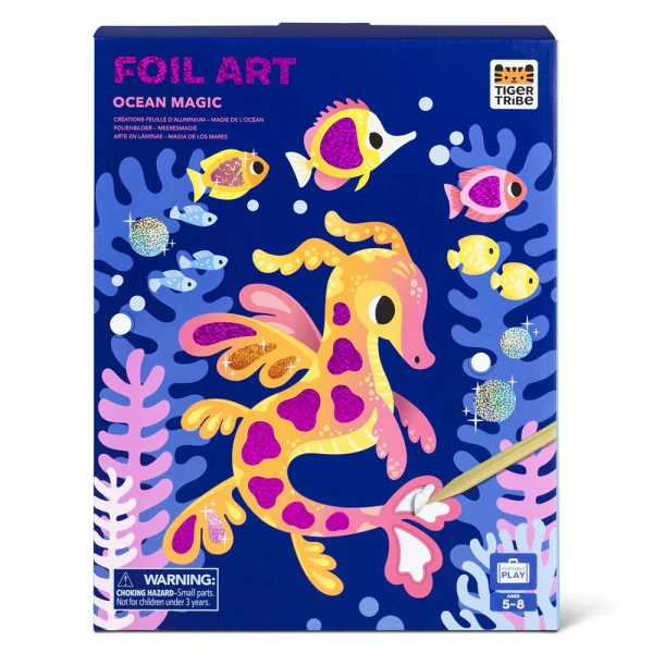 TIGER TRIBE FOIL ART - OCEAN MAGIC