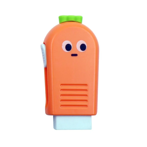 THE LITTLIES ERASER WITH BUTTON - 3 DESIGNS