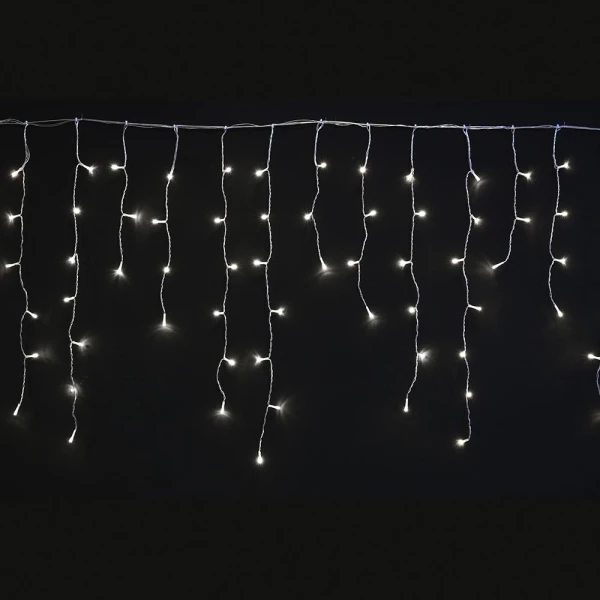ΦΩΤΑΚΙΑ 150 LED ΣΤΑΛΑΚΤΙΤΗΣ ΔΙΑΦΑΝΟ ΛΕΥΚΟ 3 ΜΕΤΡΑ