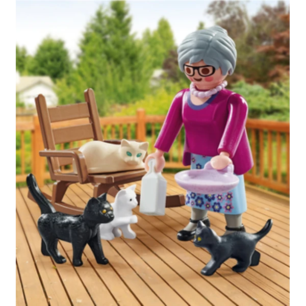 PLAYMOBIL SPECIAL PLUS GRANNY WITH CATS