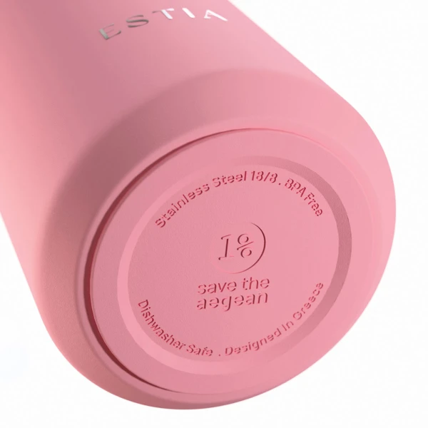 ESTIA HOME ART ΘΕΡΜΟΣ FLOW SAVE THE AEGEAN 500ml ROSE
