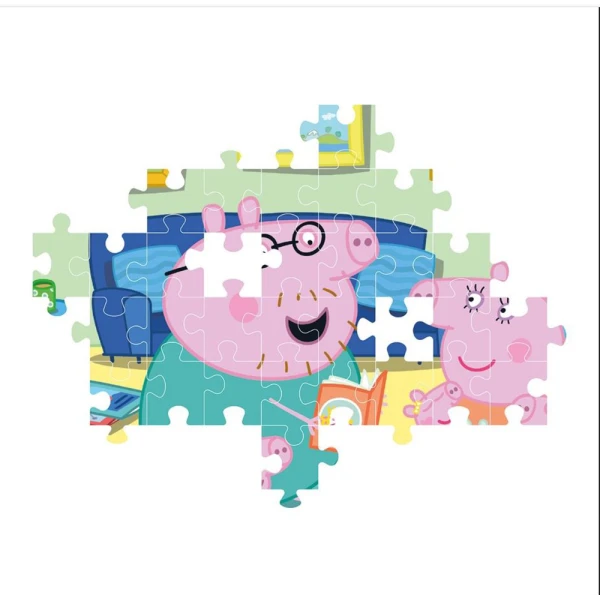 CLEMENTONI ΠΑΙΔΙΚΟ ΠΑΖΛ SUPER COLOR PEPPA PIG 60 τεμ.