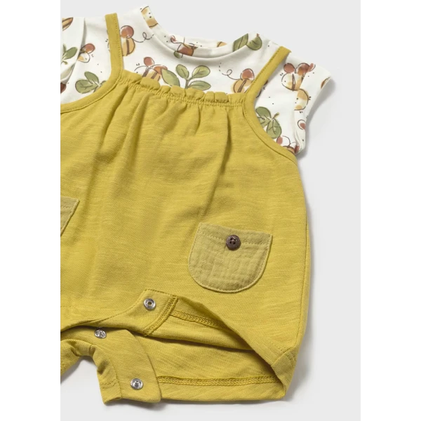 MAYORAL ONESIE COTTON OLIVE 