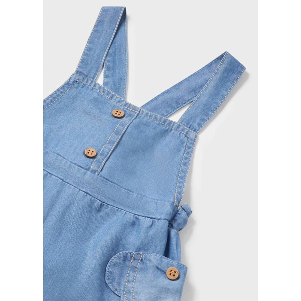 MAYORAL SET SKIRT DUNGAREES DENIM