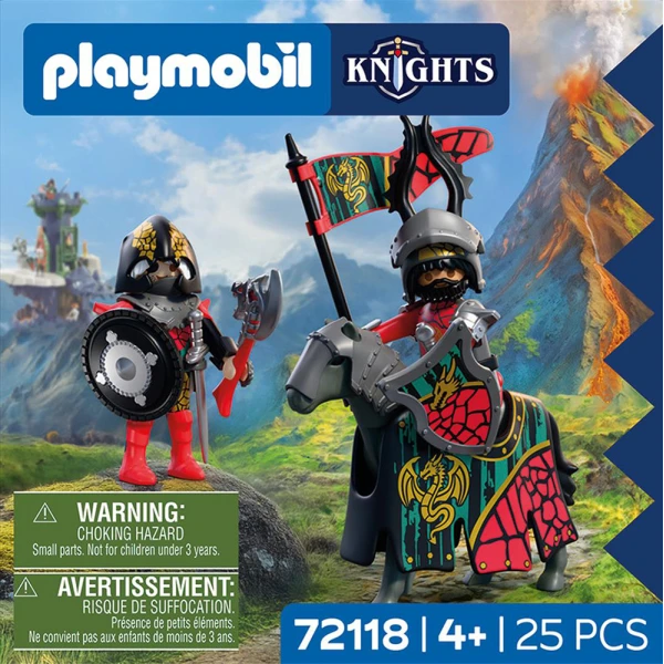PLAYMOBIL KNIGHTS ΑΡΧΗΓΟΣ ΙΠΠΟΤΩΝ ΔΡΑΚΩΝ ΚΑΙ ΠΟΛΕΜΙΣΤΗΣ