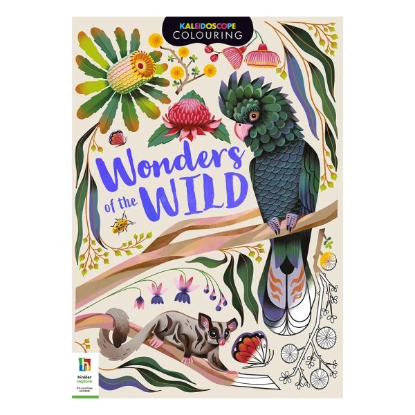 HINKLER KALEIDOSCOPE ΒΙΒΛΙΟ ΖΩΓΡΑΦΙΚΗΣ 72 ΣΕΛΙΔΕΣ - WONDERS OF THE WILD