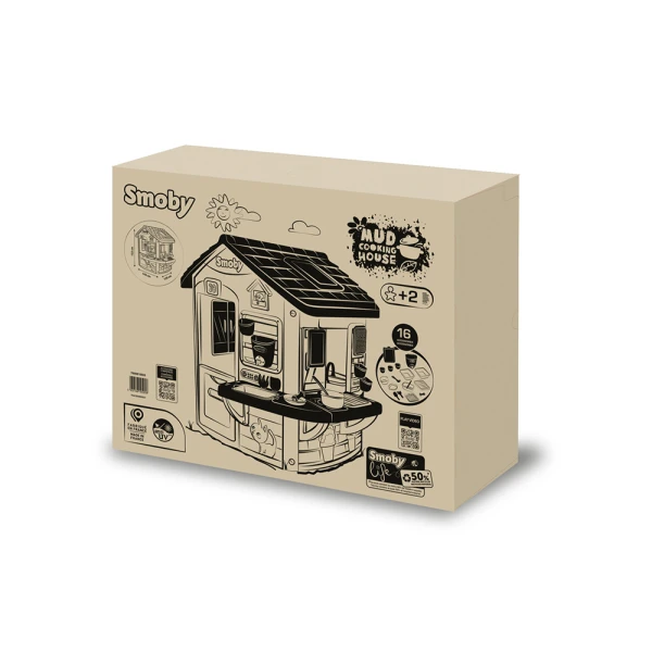 SMOBY LIFE ΣΠΙΤΑΚΙ MUD COOKING HOUSE
