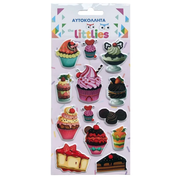 THE LITTLIES ΑΥΤΟΚΟΛΛΗΤΑ 10X22 εκ. CAKES