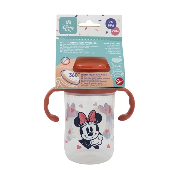 ΠΟΤΗΡΙ ΕΚΠΑΙΔΕΥΣΗΣ 395ml ΓΙΑ ΝΗΠΙΑ 360 MINNIE MOUSE HEART FULL