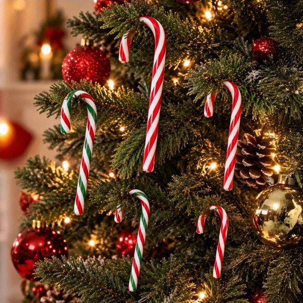ΣΤΟΛΙΔΙΑ CANDY CANES ΣΕΤ 6 τεμ 3 ΜΕΓΕΘΗ