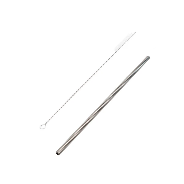 ESTIA HOME ART ΑΝΟΞΕΙΔΩΤΟ ΚΑΛΑΜΑΚΙ & ΒΟΥΡΤΣΑΚΙ ΓΙΑ STRAW TUMBLER 900ml
