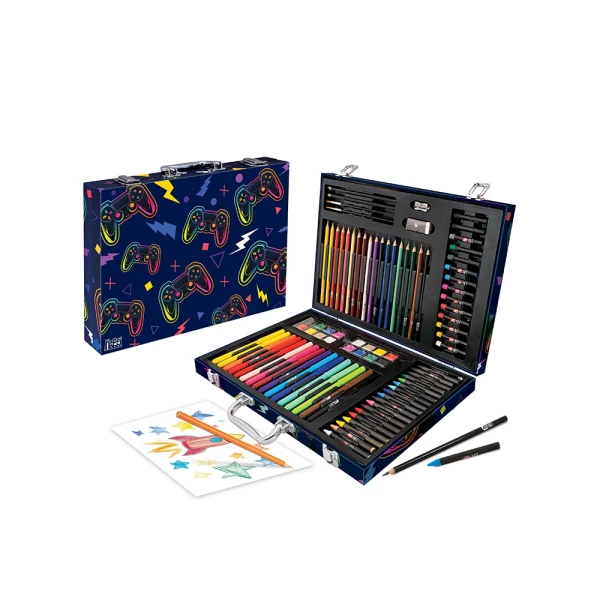 HAPPIHOBBI ΚΑΣΕΤΙΝΑ ΖΩΓΡΑΦΙΚΗΣ DELUXE 100 ΑΞΕΣΟΥΑΡ ΒΙΝΤΕΟΠΑΙΧΝΙΔΙΑ ΓΙΑ 3+ ΧΡΟΝΩΝ
