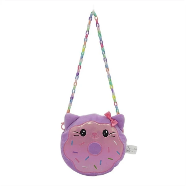 LUNA PLUSH SHOULDER BAG 20 cm SQUISHCUTIES DONUT