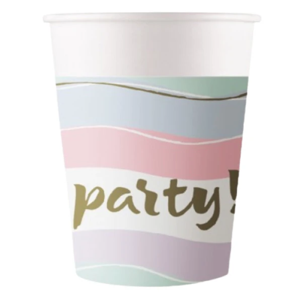 ΧΑΡΤΙΝΑ ΠΟΤΗΡΙΑ ELEGANT PARTY FSC 200ml 8 τεμ.
