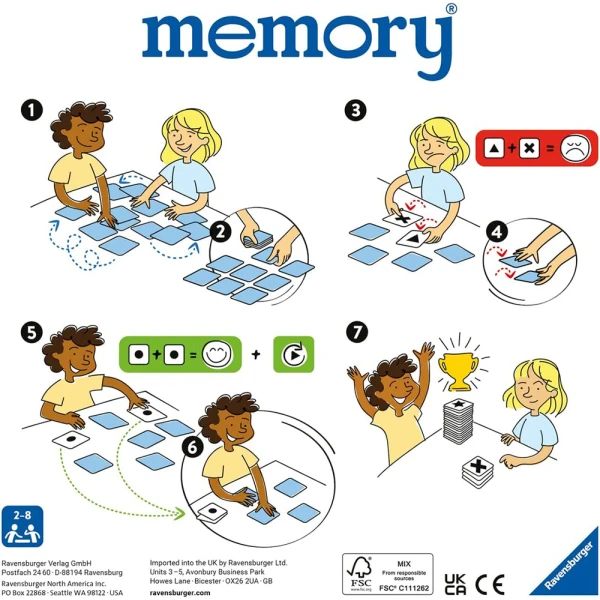 RAVENSBURGER ΕΠΙΤΡΑΠΕΖΙΟ ΜΝΗΜΗΣ MEMORY ΔΕΙΝΟΣΑΥΡΟΙ