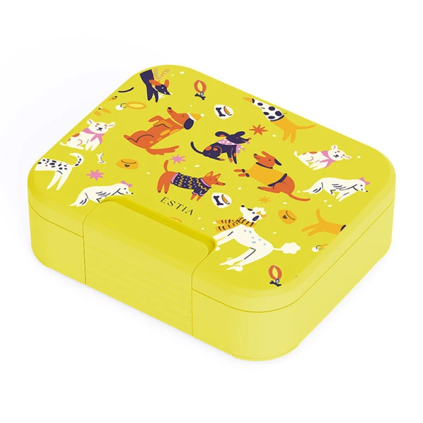 LUNCH BOX SAVE THE AEGEAN 950ml 3 STAINLESS STEEL REMOVABLE COMPARTMENTS PET PARTY