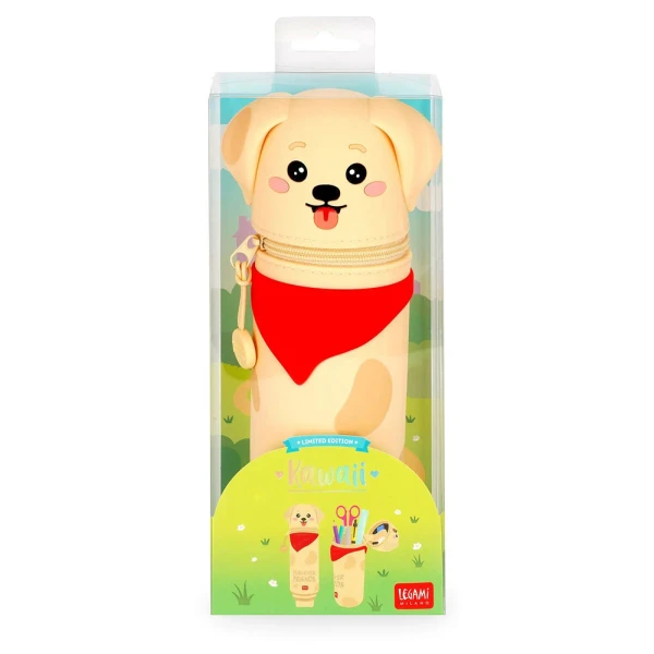 LEGAMI 2 IN 1 SILICONE PENCIL CASE KAWAII - GOLDEN