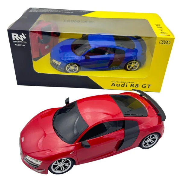 RW RC STREET CARS ΤΗΛΕΚΑΤΕΥΘΥΝΟΜΕΝΟ ΑΥΤΟΚΙΝΗΤΟ 1:18 AUDI R8 GT - 2 ΧΡΩΜΑΤΑ