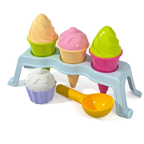ΣΕΤ ΚΑΛΟΥΠΙΑ ΑΜΜΟΥ ΣΕ ΜΟΡΦΗ ΠΑΓΩΤΟΥ & CUP CAKE ΜΕ ΒΑΣΗ