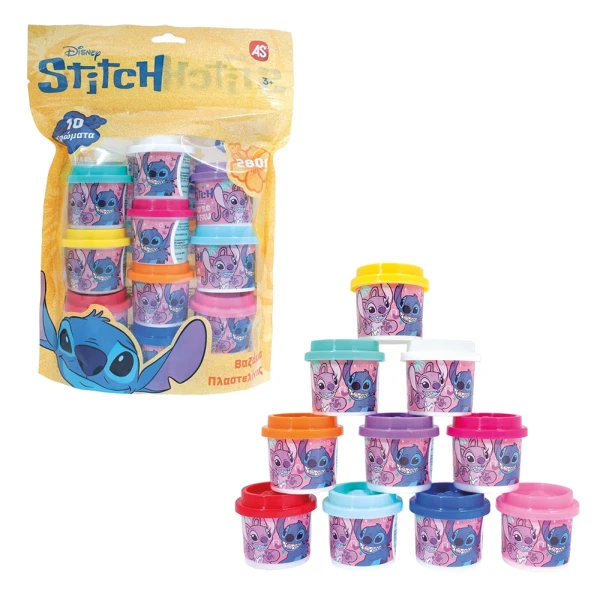 AS ΣΕΤ 10 ΒΑΖΑΚΙΑ ΠΛΑΣΤΕΛΙΝΗΣ ΣΕ ΣΑΚΟΥΛΑΚΙ STITCH