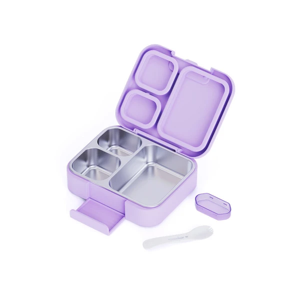 LUNCH BOX SAVE THE AEGEAN 950ml 3 STAINLESS STEEL REMOVABLE COMPARTMENTS FAIRY TALES