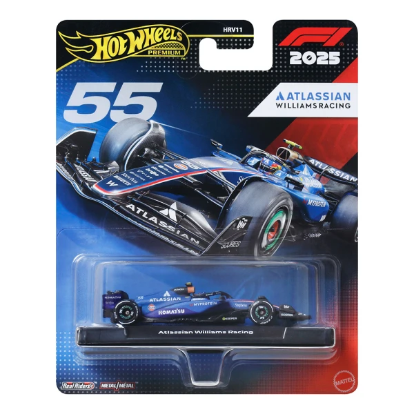 HOT WHEELS COLLECTIBLE CARS F1 - ATLASSIAN WILLIAM RACING
