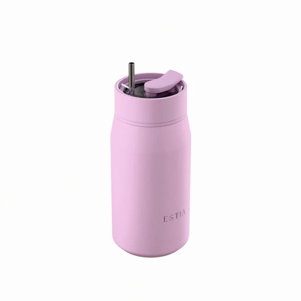 ESTIA HOME ART THERMOS LENS SAVE THE AEGEAN 360ml LAVENDER