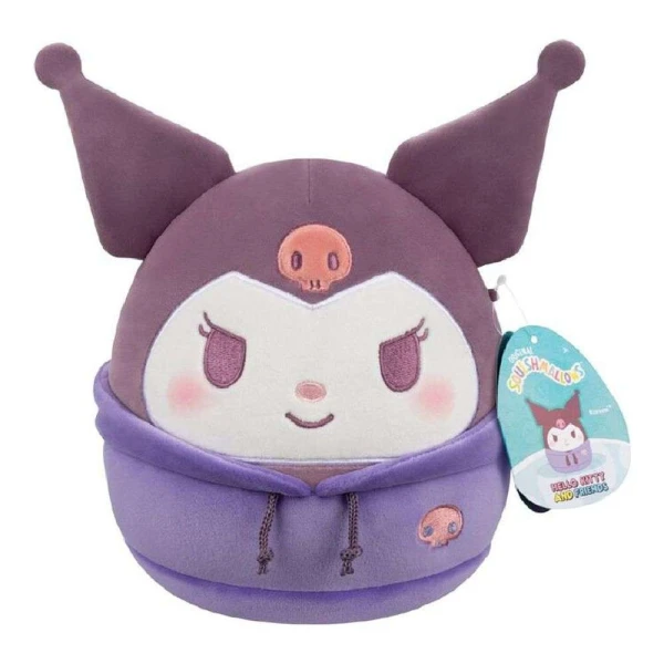 SQUISHMALLOWS SANRIO ΛΟΥΤΡΙΝΟ 20 εκ. ΜΕ DABODABO HOODIE - KUROMI