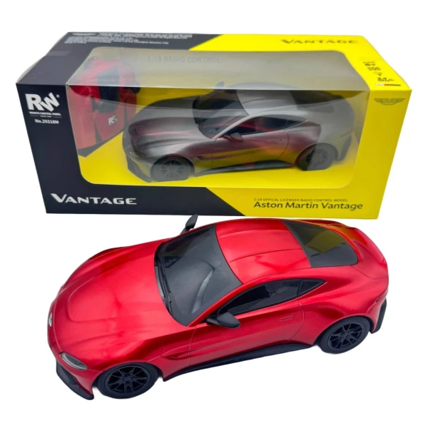 RW RC STREET CARS ΤΗΛΕΚΑΤΕΥΘΥΝΟΜΕΝΟ ΑΥΤΟΚΙΝΗΤΟ 1:18 ASTON MARIN VANTAGE - 2 ΧΡΩΜΑΤΑ