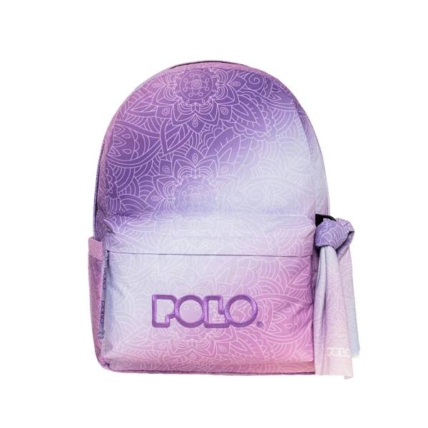 POLO 2026 ΣΑΚΙΔΙΟ ORIGINAL DOUBLE SCARF GRADIENT ΜΩΒ-ΡΟΖ