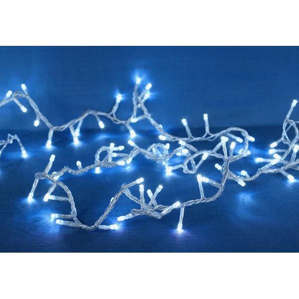 ΦΩΤΑΚΙΑ 100 LED 8 ΠΡΟΓΡΑΜΜΑΤΑ ΔΙΑΦΑΝΟ ΜΠΛΕ 31V ΕΞΩΤΕΡΙΚΟΥ ΧΩΡΟΥ