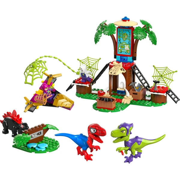 LEGO® MARVEL SPIDEY AND HIS AMAZING FRIENDS ΜΑΧΗ ΜΕ ΡΑΠΤΟΡΕΣ ΣΠΑΙΝΤΙ ΚΑΙ ΓΚΟΜΠΙ ΣΤΟ ΑΡΧΗΓΕΙΟ ΤΟΥ ΔΕΝΤΡΟΣΠΙΤΟΥ
