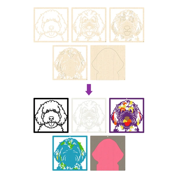 SPLAT PLANET ΞΥΛΙΝΟ ΣΕΤ ΖΩΓΡΑΦΙΚΗΣ DOODLE DOG