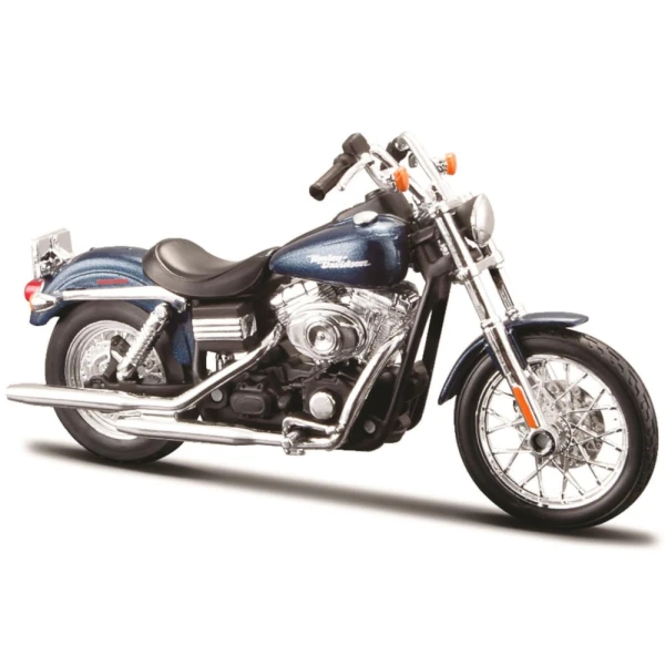 MAISTO 1:12 H-D MOTORCYCLES 2006 FXDBI DYNA STREET BOB BLUE