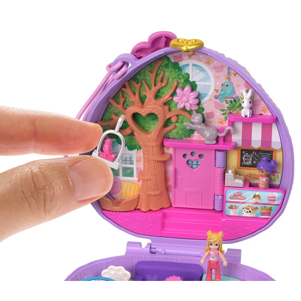 POLLY POCKET Ο ΚΟΣΜΟΣ ΤΗΣ POLLY - ΣΕΤΑΚΙ HEDGEHOG COFFEE SHOP