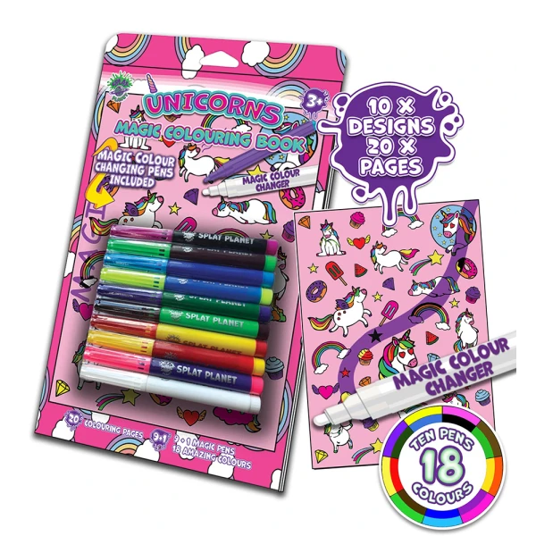 SPLAT PLANET ΒΙΒΛΙΟ ΖΩΓΡΑΦΙΚΗΣ UNICORN MAGIC