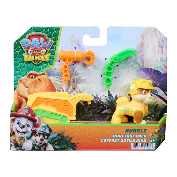 PAW PATROL DINO MOVIE TOOL PACK FIGURE - 4 DESIGNS