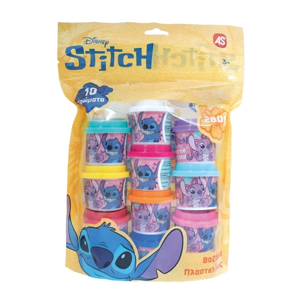 AS ΣΕΤ 10 ΒΑΖΑΚΙΑ ΠΛΑΣΤΕΛΙΝΗΣ ΣΕ ΣΑΚΟΥΛΑΚΙ STITCH