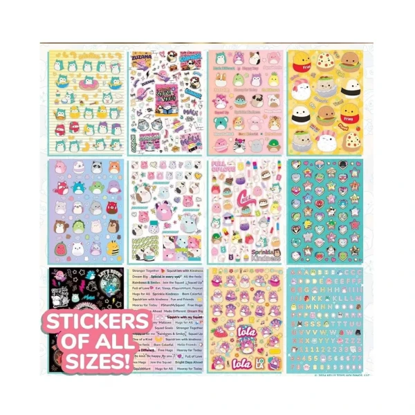 SQUISHMALLOWS - STICKER BOOK 2000+ ΑΥΤΟΚΟΛΛΗΤΑ