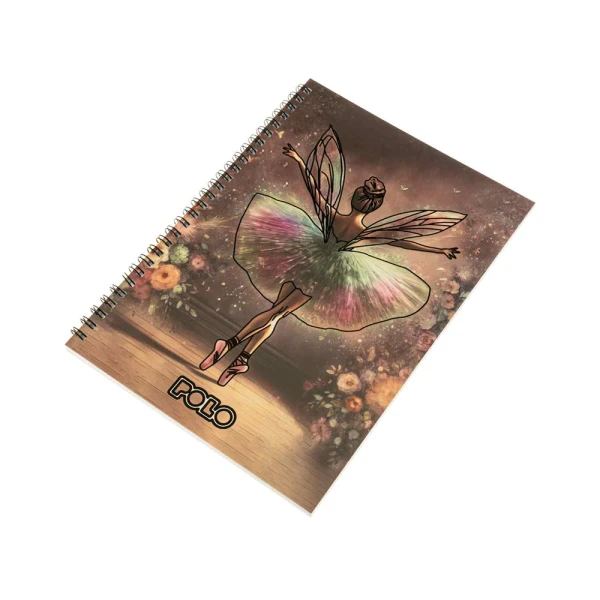 POLO 2026 SPIRAL NOTEBOOK DESIGN A4 2 SUBJECTS FAIRY