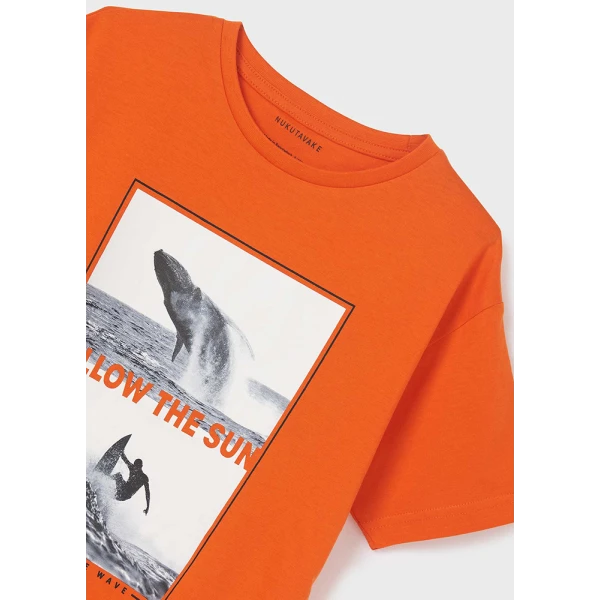 MAYORAL SHORT SLEEVES BLOUSE FOLLOW THE SUN LAVA